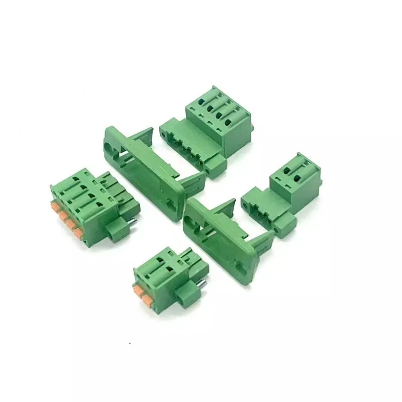 5sets screw free wall through terminal 2EDGWC-5.08mm 2p-24pin solder free spring press with panel frame 2EDGKDM three piece set
5sets screw free wall through terminal 2EDGWC-5.08mm 2p-24pin solder free spring press with panel frame 2EDGKDM three piece set