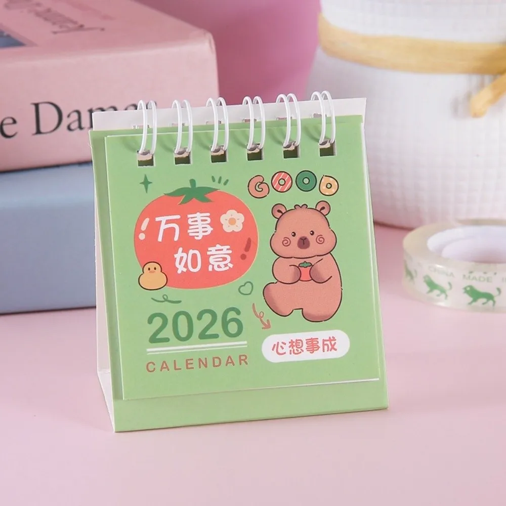 Simple Mini 2026 Desk Calendar Flip Cartoon Standing Calendar Coil Binding Desktop Calendar Desktop Decoration
Simple Mini 2026 Desk Calendar Flip Cartoon Standing Calendar Coil Binding Desktop Calendar Desktop Decoration