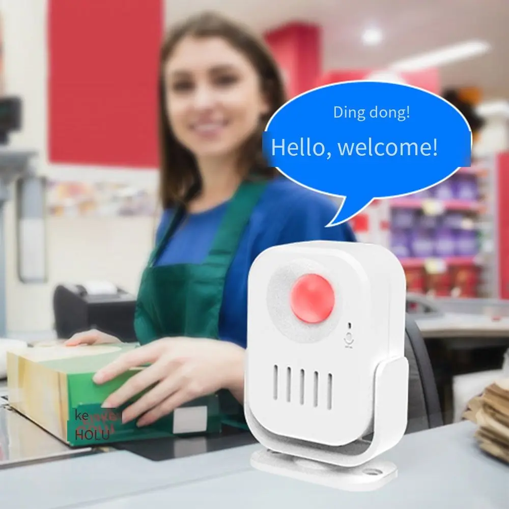Security Alarm Smart Voice-Activated Doorbell Anti-theft Infrared Motion Sensor Intelligent Welcome Doorbell
Security Alarm Smart Voice-Activated Doorbell Anti-theft Infrared Motion Sensor Intelligent Welcome Doorbell