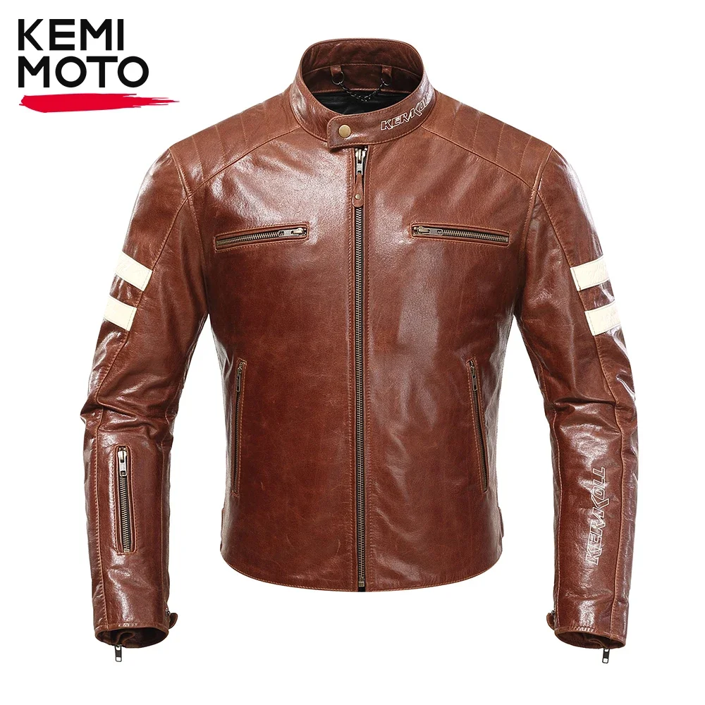DUHAN Motor Racing Suit Motorcycle Jacket Cowhide Clothing Men's Casual Leather Jacket First Layer Wear-resistant Universal Soft
DUHAN Motor Racing Suit Motorcycle Jacket Cowhide Clothing Men's Casual Leather Jacket First Layer Wear-resistant Universal Soft