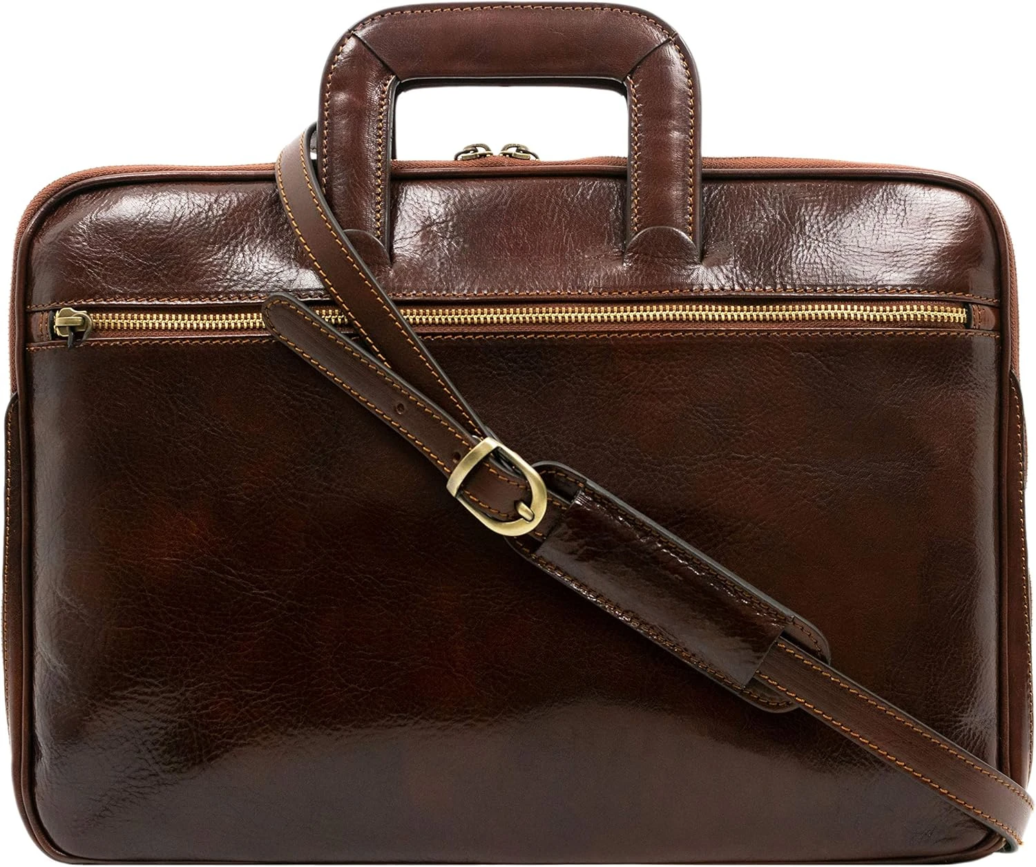 Slim Leather Briefcase - Italian Handmade Leather Computer Bag - Briefcase for Men and Women
Slim Leather Briefcase - Italian Handmade Leather Computer Bag - Briefcase for Men and Women