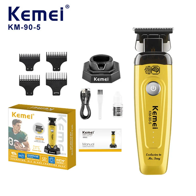 Kemei 90-5 Electric Hair Cutting Machine Cordless Hair Clipper Professional Rechargeable Beard Trimmer Man Clipper Barber
Kemei 90-5 Electric Hair Cutting Machine Cordless Hair Clipper Professional Rechargeable Beard Trimmer Man Clipper Barber