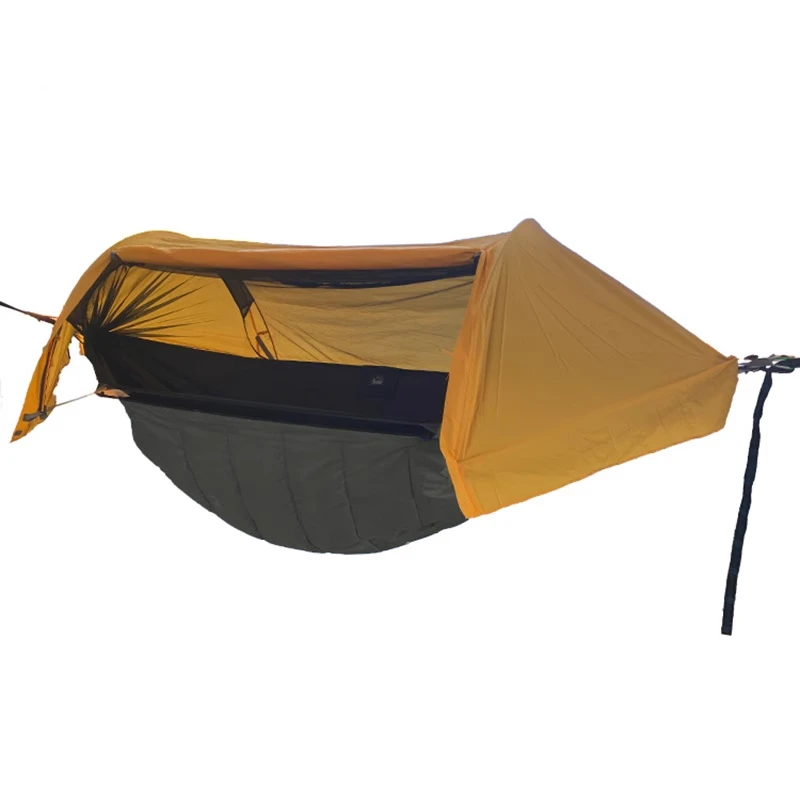 Outdoor portable easy to install hammock sleeping bag warm windproof autumn and winter camping off the ground camping
Outdoor portable easy to install hammock sleeping bag warm windproof autumn and winter camping off the ground camping