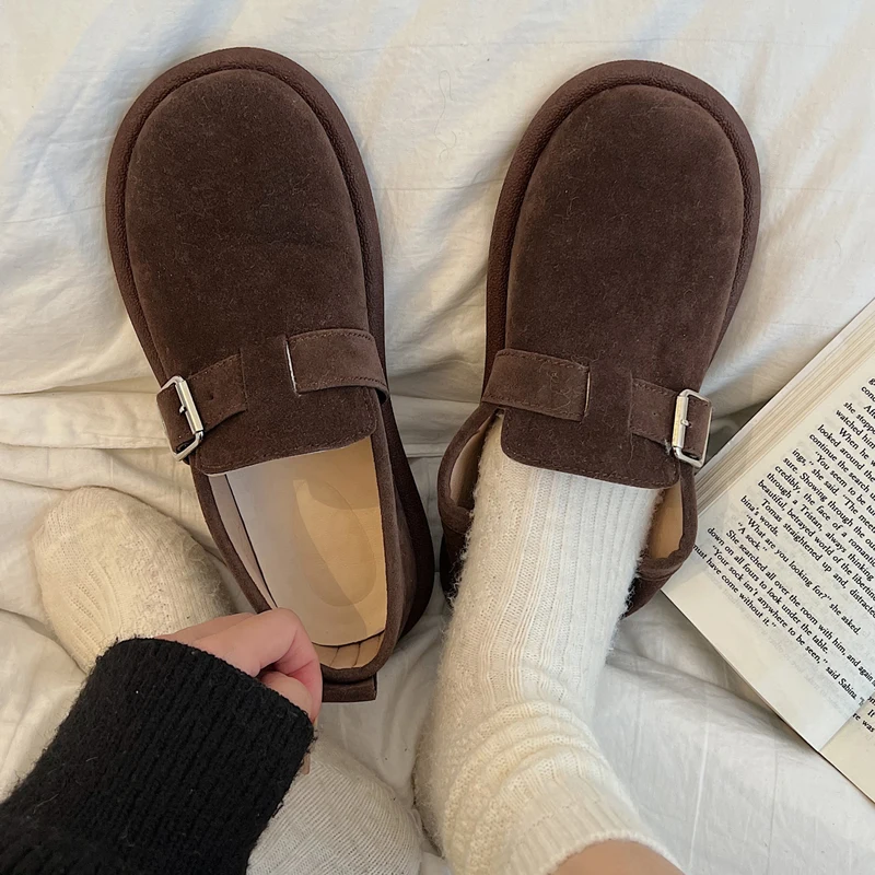 Thick bottoming Birkenstocks women's retro spring and Autumn 2025 new loafers flat non-slip with skirt soft sole single shoes
Thick bottoming Birkenstocks women's retro spring and Autumn 2025 new loafers flat non-slip with skirt soft sole single shoes