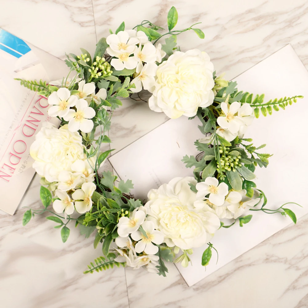 Wreath Decorative Garland Hanging Flower Wall Door Home Wedding Party Cloth Material Easy Install Tea Circle
Wreath Decorative Garland Hanging Flower Wall Door Home Wedding Party Cloth Material Easy Install Tea Circle