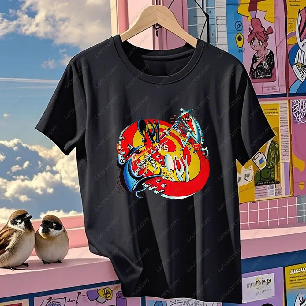2025 Spy Vs Spy Cartoon Black White Graphics Unisex Cotton Tshirt Comfortable Color Summer Fashion Casual Harajuku Tee Tops
2025 Spy Vs Spy Cartoon Black White Graphics Unisex Cotton Tshirt Comfortable Color Summer Fashion Casual Harajuku Tee Tops