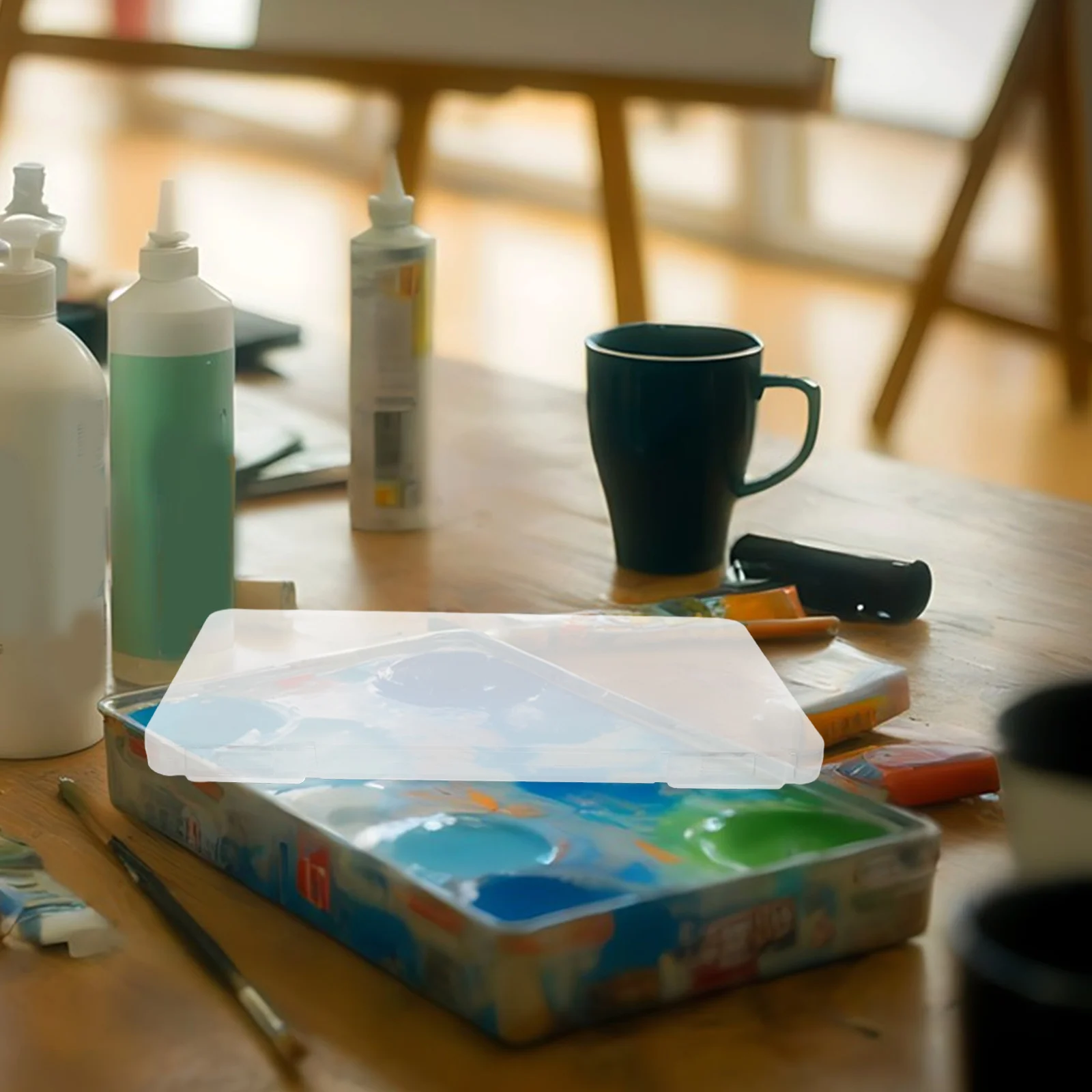 Paint Storage Box Organizer Large Capacity Transparent Stackable Storage Container for Art Supplies Painting Tools
Paint Storage Box Organizer Large Capacity Transparent Stackable Storage Container for Art Supplies Painting Tools