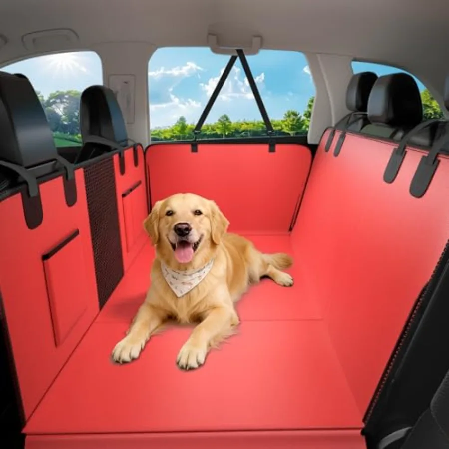 Dog Car Seat Cover for Back Seat 52x65 Waterproof Hard-Bottom Hammock with Side Flaps Heavy-Duty 450lbs Non-Slip Scratch-Proof
Dog Car Seat Cover for Back Seat 52x65 Waterproof Hard-Bottom Hammock with Side Flaps Heavy-Duty 450lbs Non-Slip Scratch-Proof