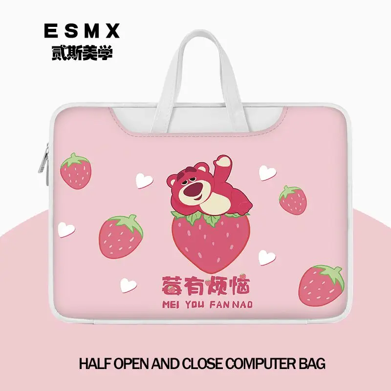 Miniso Disney Strawberry Bear Stitch Laptop Bag Cute Large Capacity Tablet Organizer Cartoon Handbag Laptop Case 14in 16in gift
Miniso Disney Strawberry Bear Stitch Laptop Bag Cute Large Capacity Tablet Organizer Cartoon Handbag Laptop Case 14in 16in gift