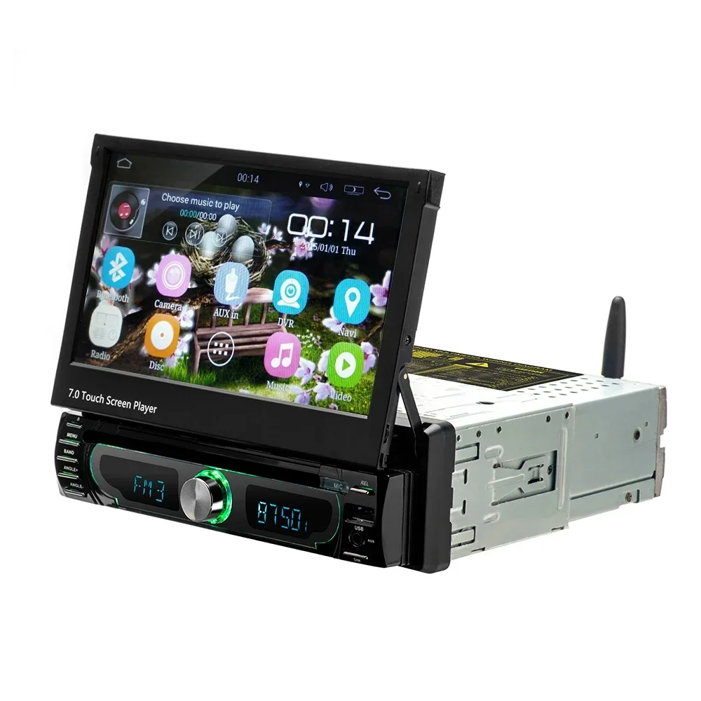 'Car Mp5 stereo 1din with Reverse Camera Usb wireless Retractable Touch Screen Car Radio MP4 MP5 player Android CD Player
'Car Mp5 stereo 1din with Reverse Camera Usb wireless Retractable Touch Screen Car Radio MP4 MP5 player Android CD Player