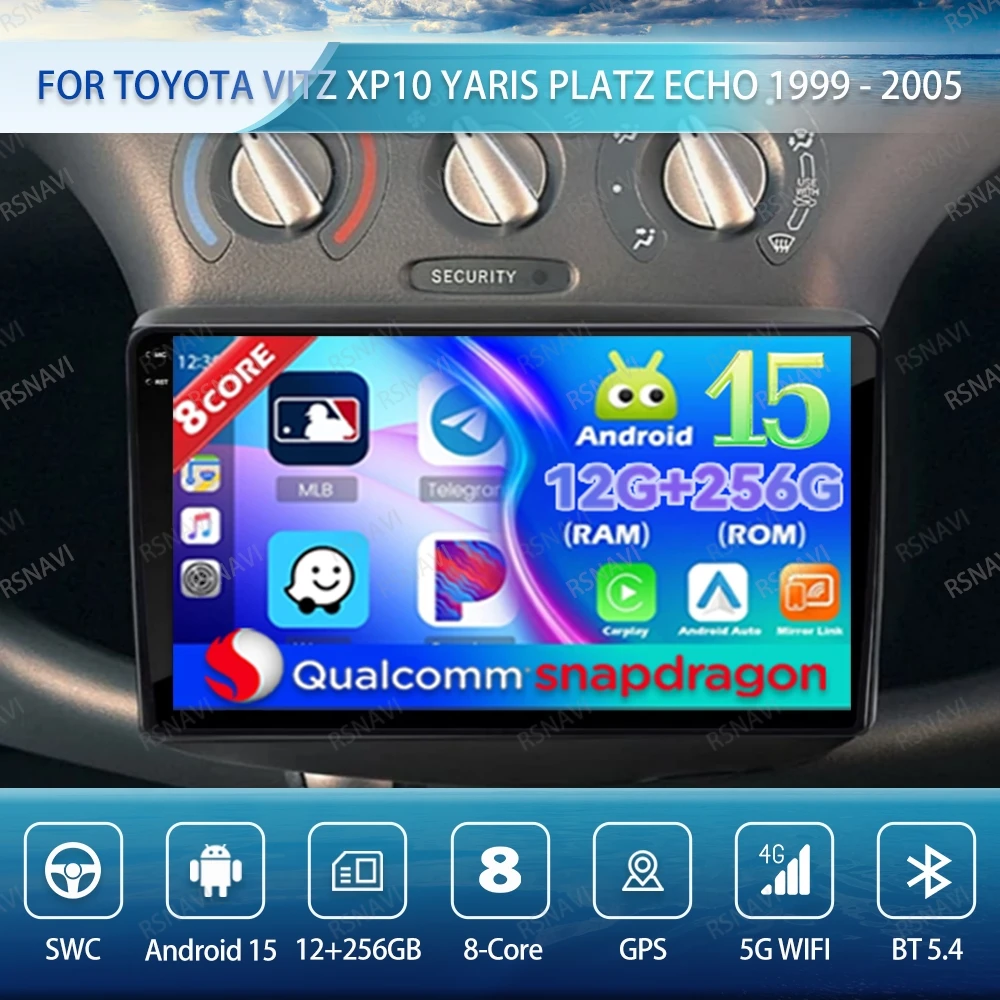 Автомобильное радио Android 15 для Toyota Vitz XP10 Yaris Platz Echo 1999-2005 Мультимедийная DVD-навигация 4G LTE GPS Стерео DSP Qualcomm
Автомобильное радио Android 15 для Toyota Vitz XP10 Yaris Platz Echo 1999-2005 Мультимедийная DVD-навигация 4G LTE GPS Стерео DSP Qualcomm