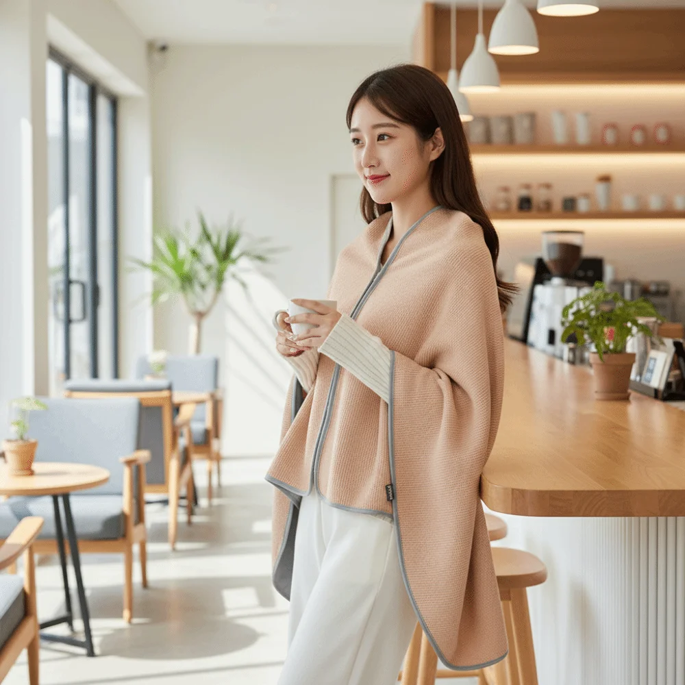 Носимое моющееся одеяло с электрическим подогревом, ветрозащитное, быстрый нагрев, шаль с USB-подогревом, застежка-молния, мягкая теплая пленка для тела, кемпинга
Носимое моющееся одеяло с электрическим подогревом, ветрозащитное, быстрый нагрев, шаль с USB-подогревом, застежка-молния, мягкая теплая пленка для тела, кемпинга