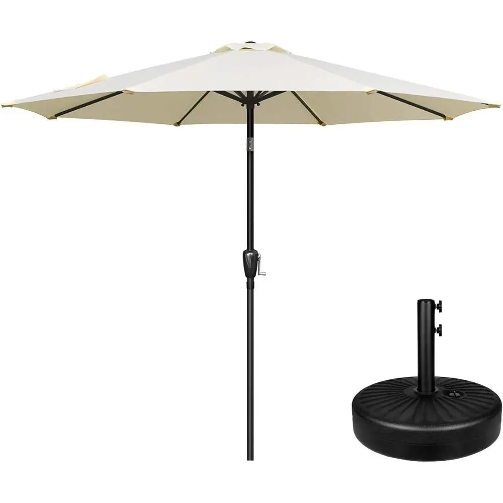 9-Foot Outdoor Market-Style Patio Umbrella with Button Tilt Feature
9-Foot Outdoor Market-Style Patio Umbrella with Button Tilt Feature