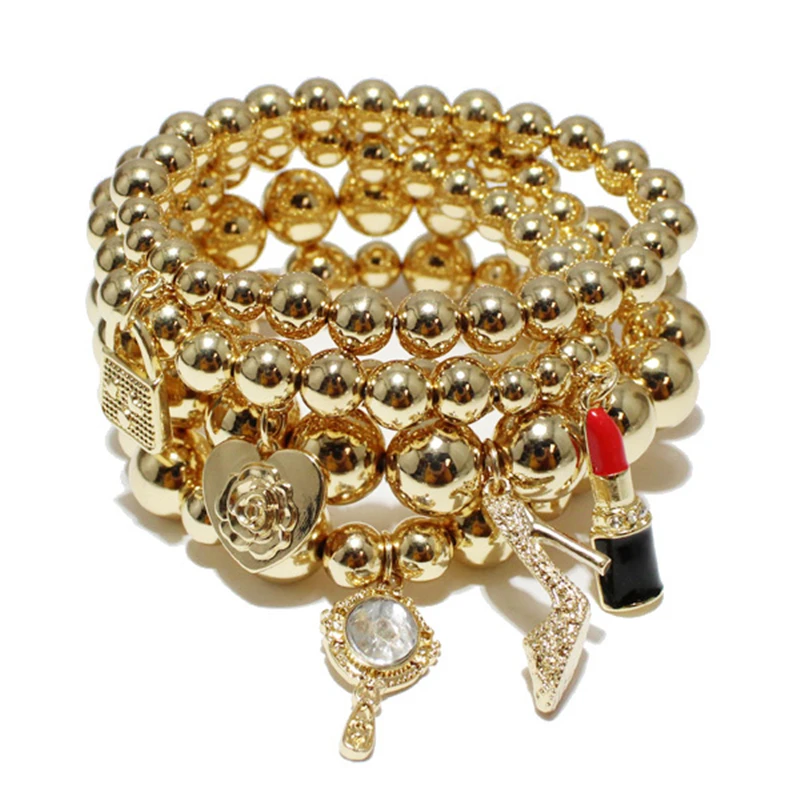 New Trendy Multi-layered Pearl Beaded Bracelets Bangles for Women Stretch Adjustable Gold-plated CCB Elastic Charm Hand Jewelry
New Trendy Multi-layered Pearl Beaded Bracelets Bangles for Women Stretch Adjustable Gold-plated CCB Elastic Charm Hand Jewelry