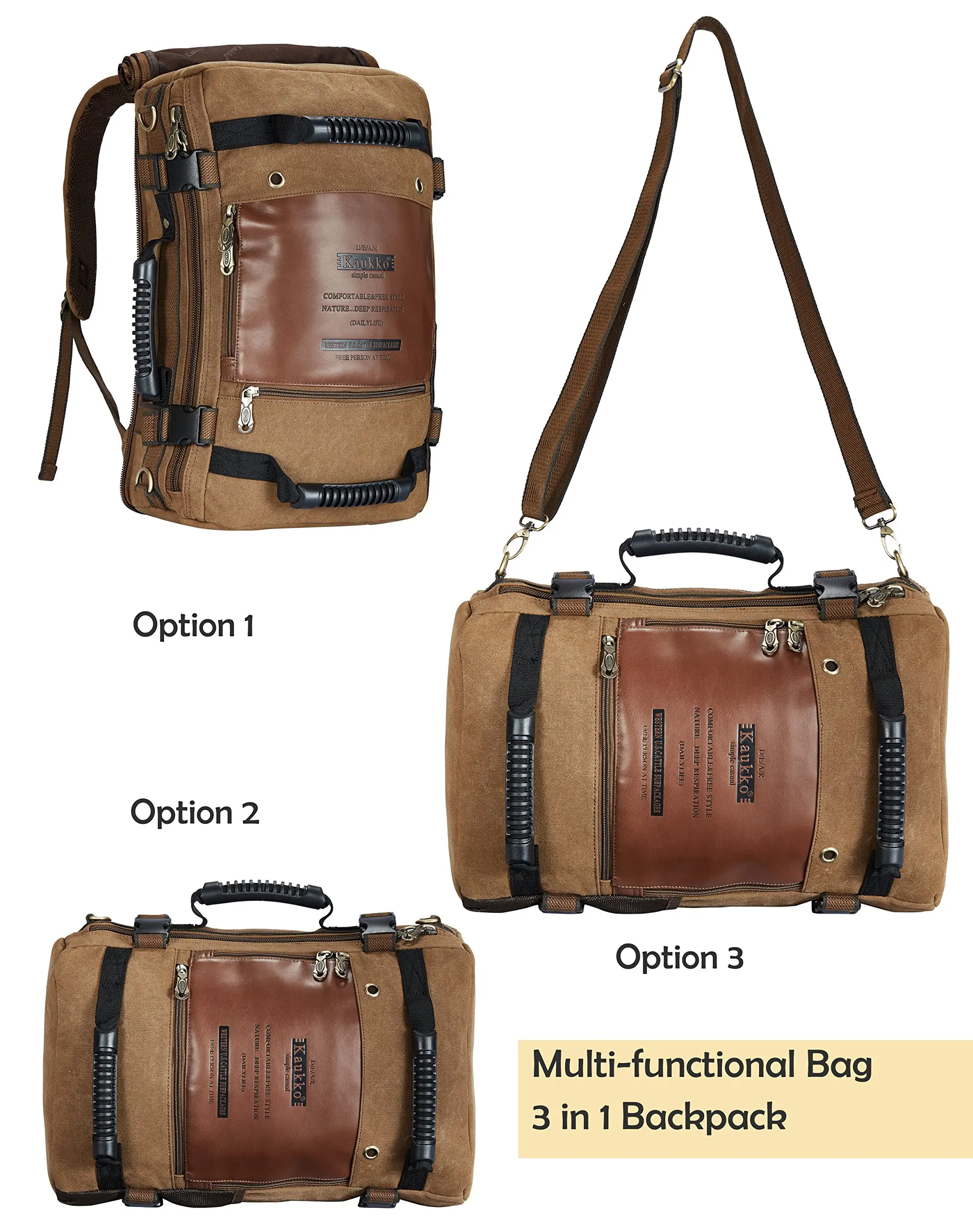 Retro Multifunctional Canvas Backpack European And American Trendy Laptop Backpack College Student Backpack For Hiking Camping 
Retro Multifunctional Canvas Backpack European And American Trendy Laptop Backpack College Student Backpack For Hiking Camping