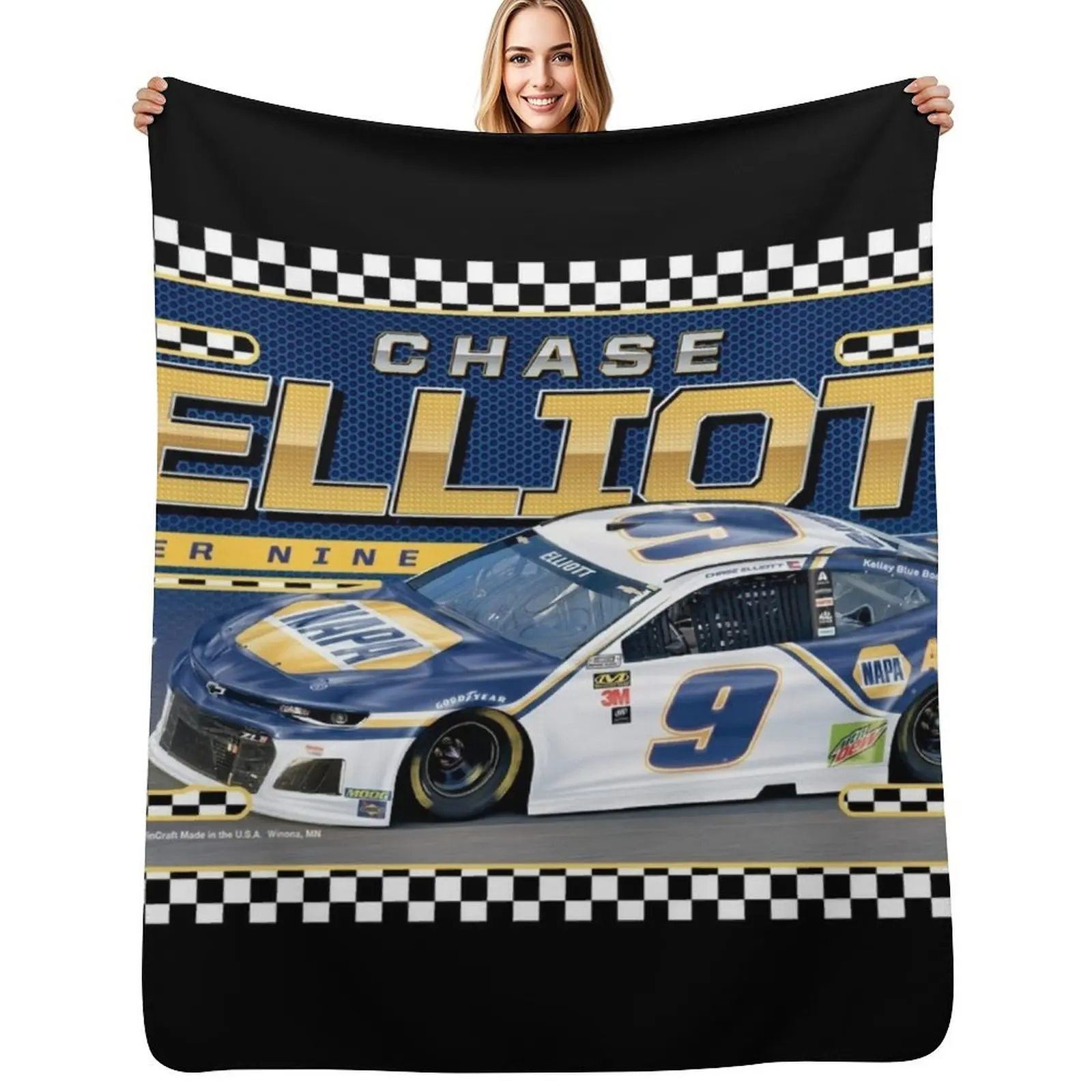 Nascar Chase Eliott Championship Throw Blanket Soft Plush Blanket as Housewarming Gift
Nascar Chase Eliott Championship Throw Blanket Soft Plush Blanket as Housewarming Gift