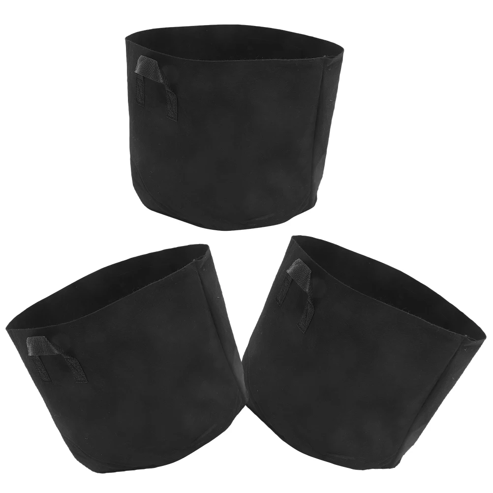 3pcs Thickened Round Hand-Held Planting Bag Reusable Non-Woven Fabric Grow Bags For Garden Nursery Vegetable Flower Potatoes
3pcs Thickened Round Hand-Held Planting Bag Reusable Non-Woven Fabric Grow Bags For Garden Nursery Vegetable Flower Potatoes