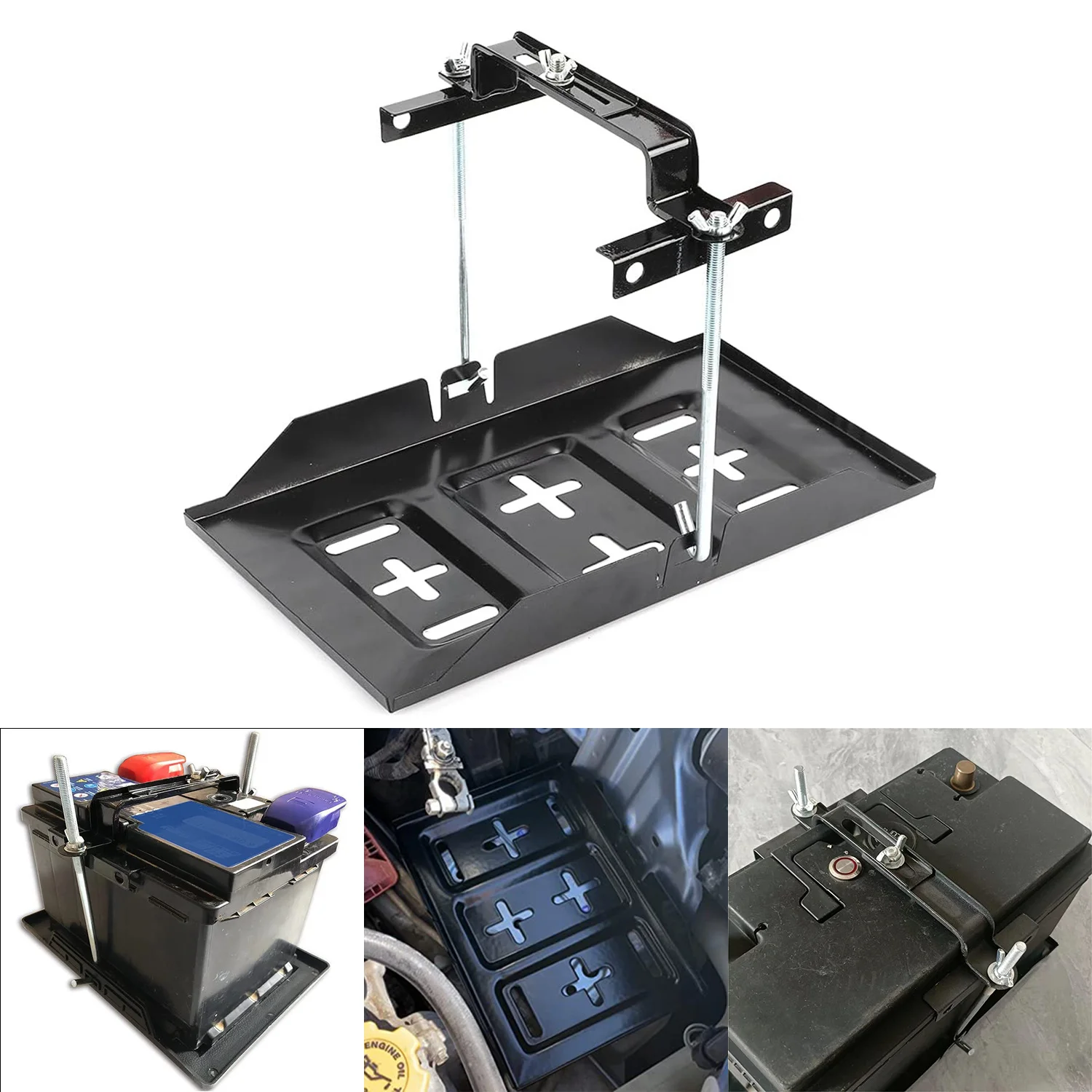 Universal battery mounting bracket, automotive battery tray bracket modification, battery mounting bracket, adjustable plastic
Universal battery mounting bracket, automotive battery tray bracket modification, battery mounting bracket, adjustable plastic