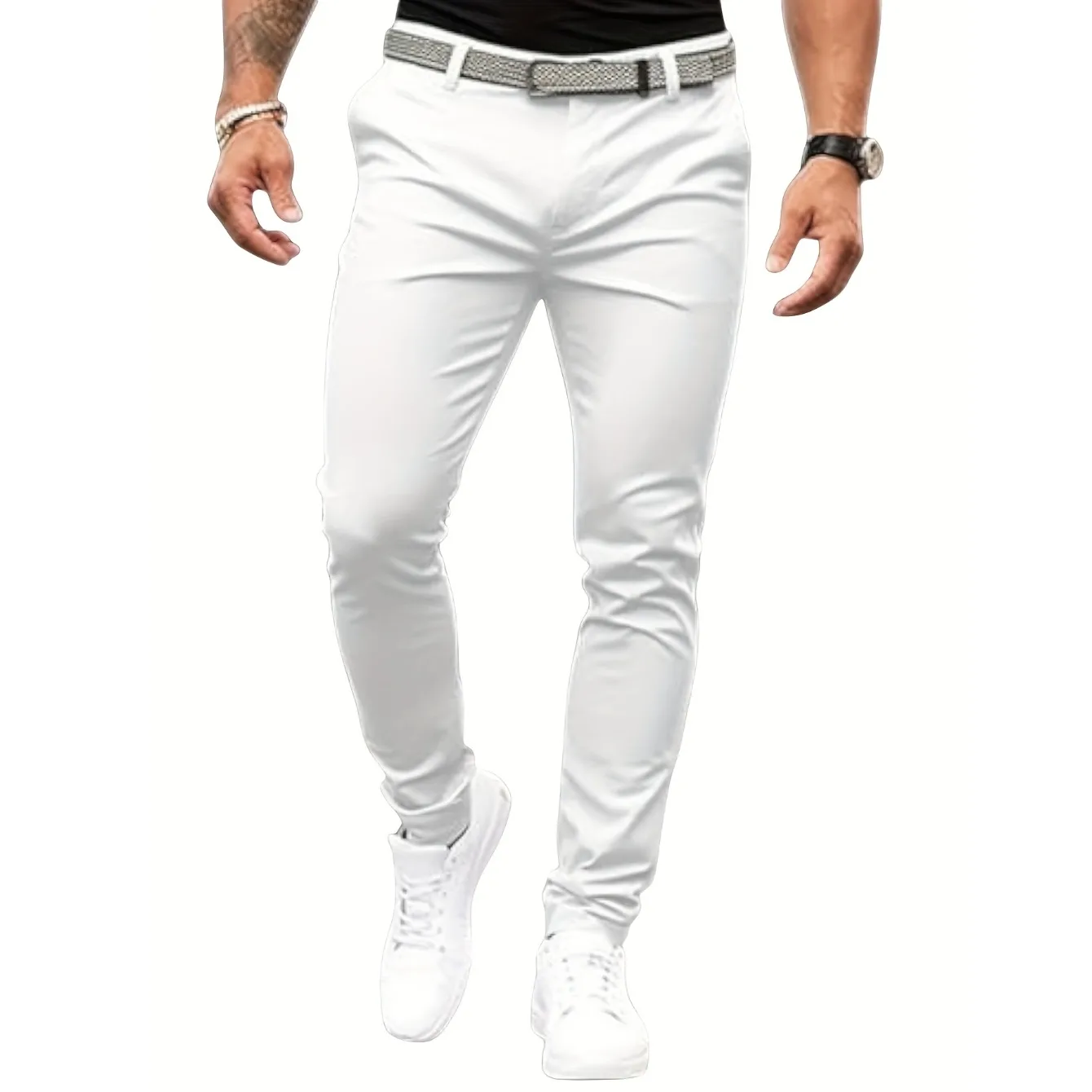 FY10019 Men's Leisure Pants White Jeans
FY10019 Men's Leisure Pants White Jeans
