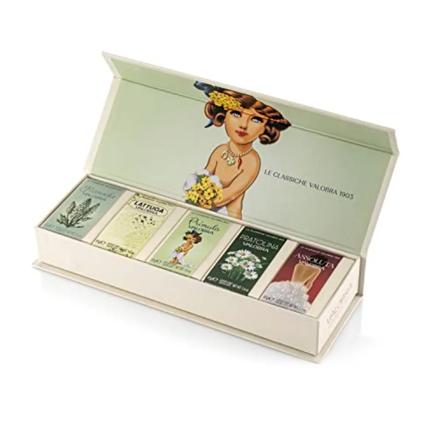 Bar Soap Discovery Set Gift Box, All 5 Soap Formulas, Variety Pack of 5 Bars, 1.6oz/45g Each
Bar Soap Discovery Set Gift Box, All 5 Soap Formulas, Variety Pack of 5 Bars, 1.6oz/45g Each