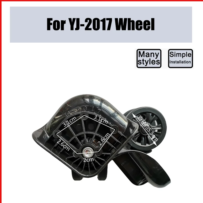 Suitable For YJ-2017 Suitcase Carrying Wheel Suitcase Replacement Accessories Replacement Universal Wheel Luggage Repair Pulley
Suitable For YJ-2017 Suitcase Carrying Wheel Suitcase Replacement Accessories Replacement Universal Wheel Luggage Repair Pulley