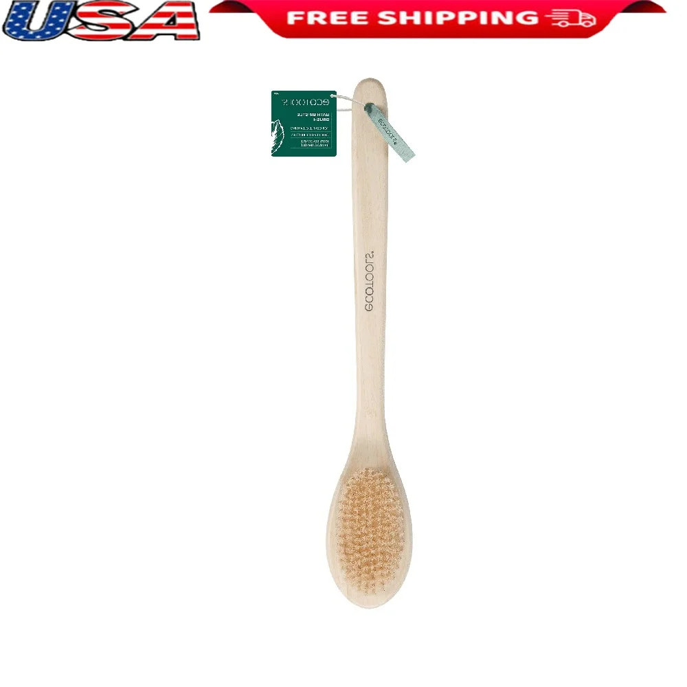 Bath Bristle Brush with Long Handle Exfoliating Cleansing Brush Vegan Cruelty-Free Eco-Friendly Bamboo Body Shower Tool
Bath Bristle Brush with Long Handle Exfoliating Cleansing Brush Vegan Cruelty-Free Eco-Friendly Bamboo Body Shower Tool