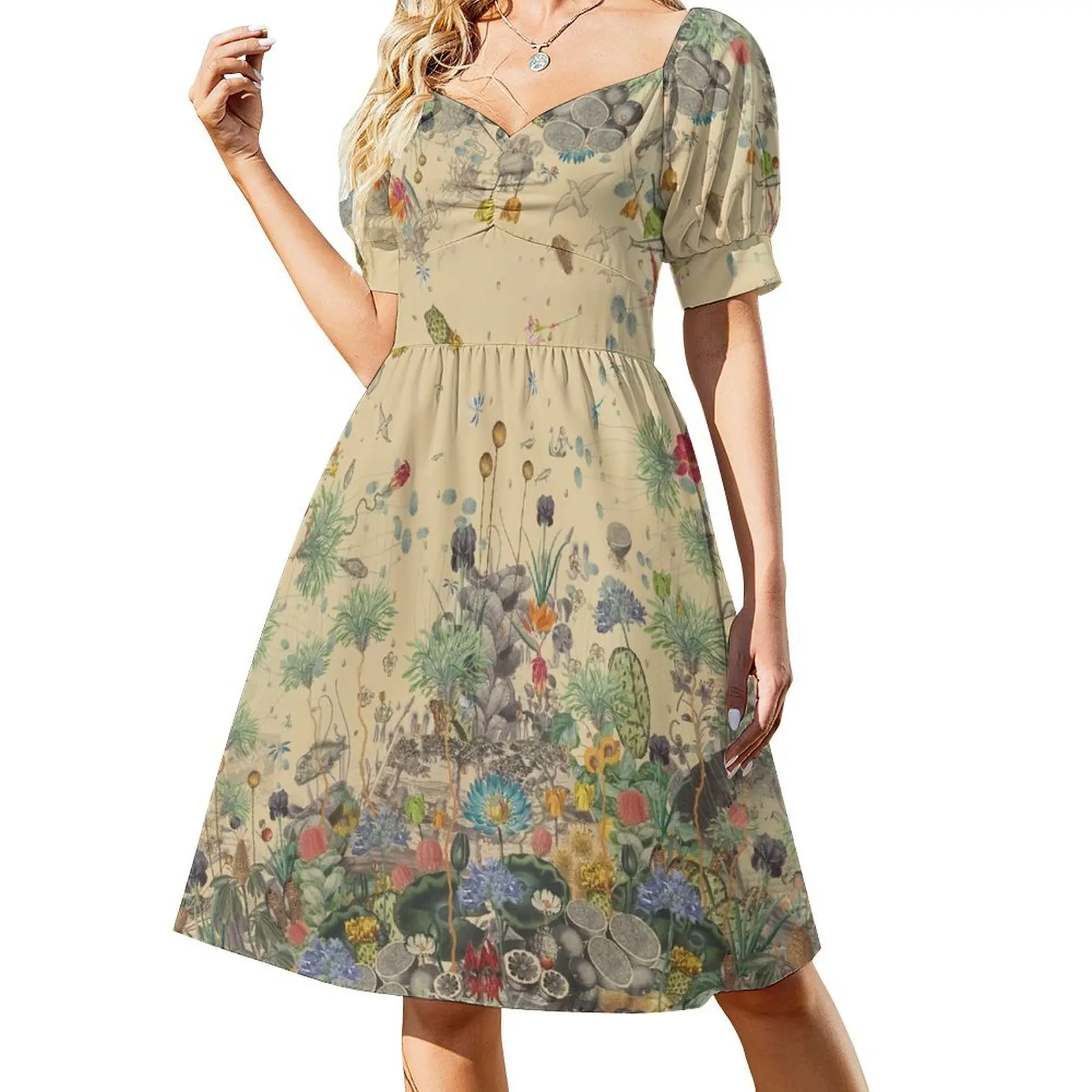 Garden Surround Short Sleeved Dress ladies dresses for special occasion Women's summer suit dresses for women Dress
Garden Surround Short Sleeved Dress ladies dresses for special occasion Women's summer suit dresses for women Dress