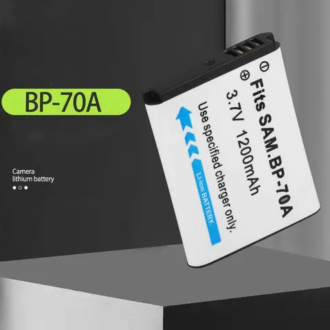1200mAh BP-70A BP70A Camera Battery or Charger For Samsung ES65 ES67 ES70 ES71 PL100 PL101 PL120 SL50 SL600 SL605 SL630 TL105