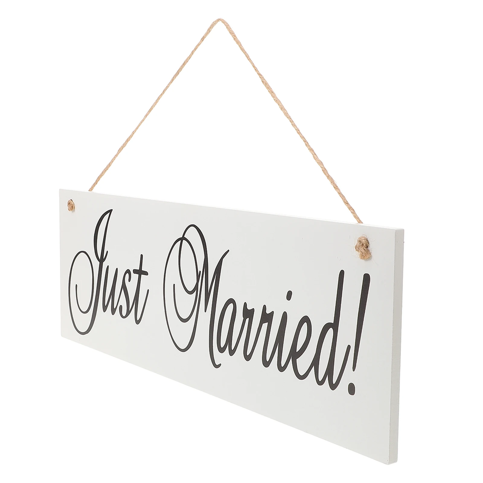 Wooden Wedding 40x14cm JUST MARRIED Hanging Board Black White Ceremony Room Wall Wooden Hanging Sign Accessories
Wooden Wedding 40x14cm JUST MARRIED Hanging Board Black White Ceremony Room Wall Wooden Hanging Sign Accessories