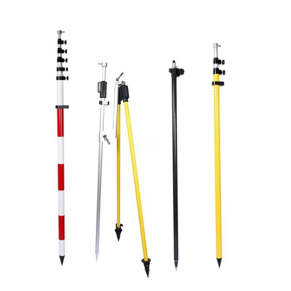 Telescopic Survey Measuring Pole Centering Bracket Lightweight Carbon Fiber Rod Tripod for Total Station RTK
Telescopic Survey Measuring Pole Centering Bracket Lightweight Carbon Fiber Rod Tripod for Total Station RTK