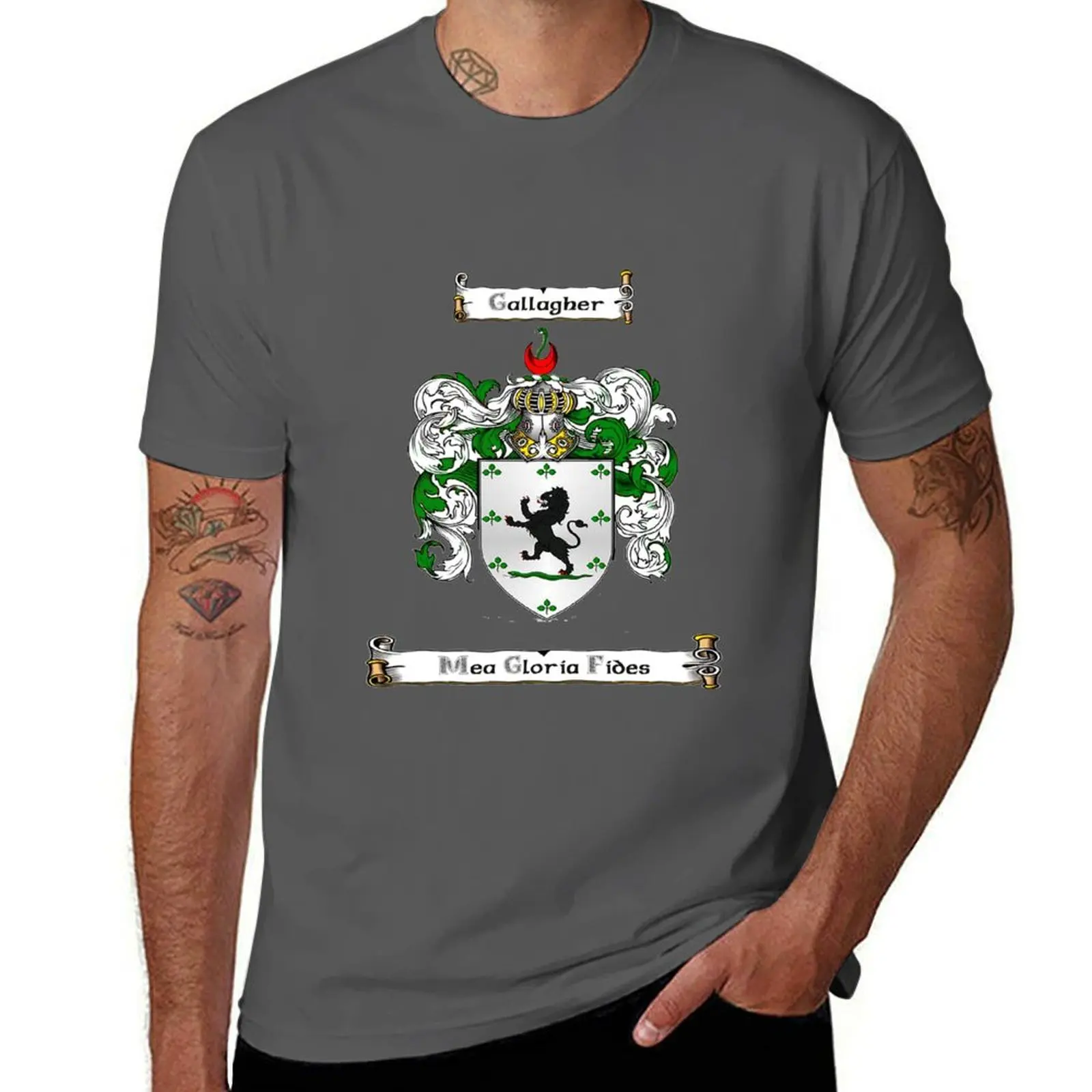 Gallagher Family Crest and Motto T-Shirt t shirt men 100% cotton luxury brand man t shirt cotton man t shirts graphic T-Shirt
Gallagher Family Crest and Motto T-Shirt t shirt men 100% cotton luxury brand man t shirt cotton man t shirts graphic T-Shirt