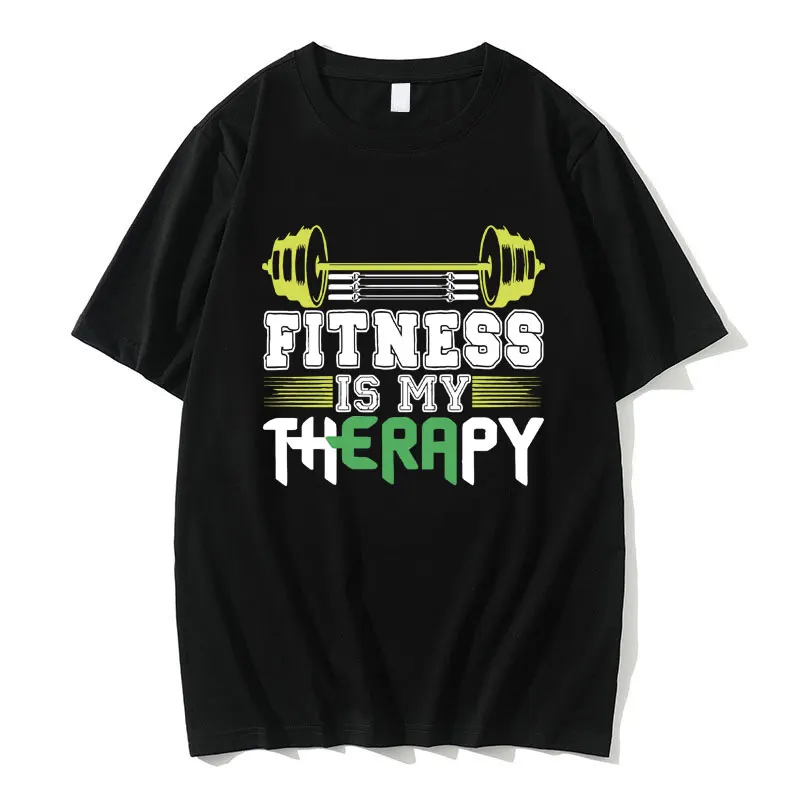 Funny Fitness Is My Therapy Meme T-shirt Men Women Fitness Gym Cozy Cotton Tshirt Short Sleeve Male Crewneck Oversized T Shirt
Funny Fitness Is My Therapy Meme T-shirt Men Women Fitness Gym Cozy Cotton Tshirt Short Sleeve Male Crewneck Oversized T Shirt