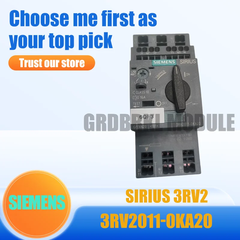 New Original SIEMENS 3RV2011-0KA20 Motor Protection Circuit Breaker 0.9-1.25A
New Original SIEMENS 3RV2011-0KA20 Motor Protection Circuit Breaker 0.9-1.25A