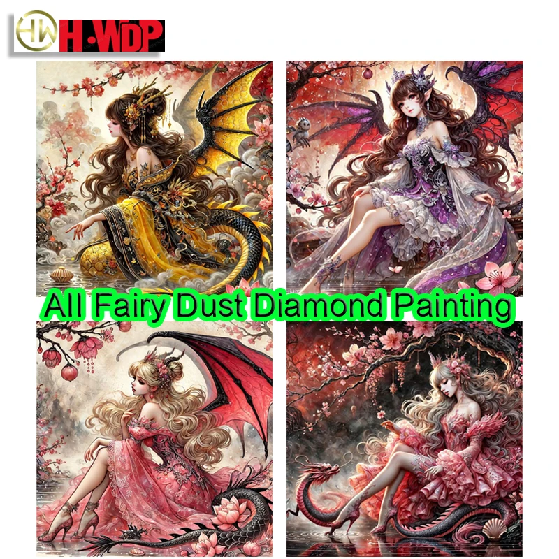 Dragon Girl 100% Fairy Dust Diamond Painting Cartoon Square Diamond Embroidery Cross Stitch AB Diamond Art Crystal Home Decor
Dragon Girl 100% Fairy Dust Diamond Painting Cartoon Square Diamond Embroidery Cross Stitch AB Diamond Art Crystal Home Decor