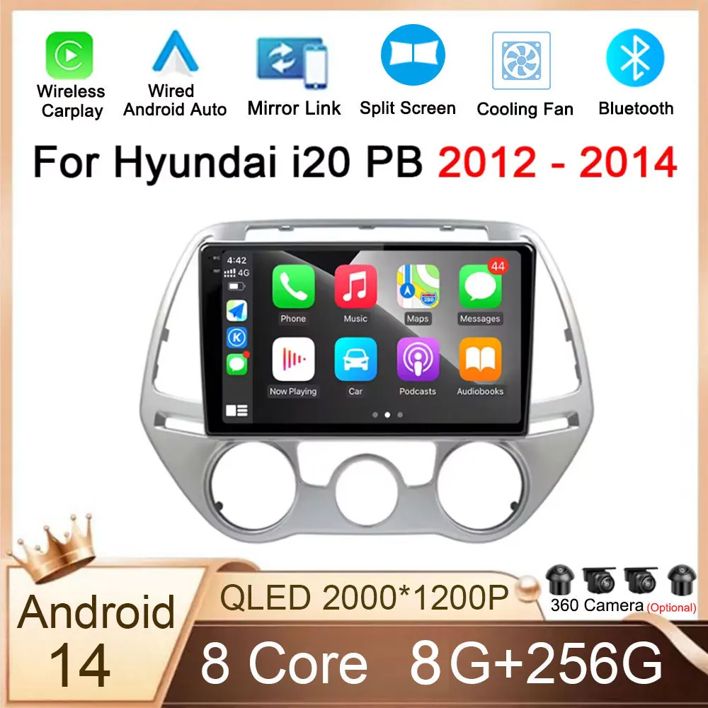 Car Radio Screen Android 14 Wireless Carplay For Hyundai i20 PB 2012 - 2014 Auto Radio Car Multimedia Player Navigation GPS
Car Radio Screen Android 14 Wireless Carplay For Hyundai i20 PB 2012 - 2014 Auto Radio Car Multimedia Player Navigation GPS