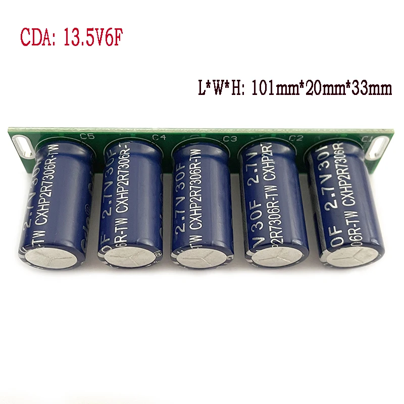 1Set CDA 13.5V6F Small Automobile Rectifier Module 2.7V30F 5Pcs Series Connection Bank With Balance Protection Plate
1Set CDA 13.5V6F Small Automobile Rectifier Module 2.7V30F 5Pcs Series Connection Bank With Balance Protection Plate