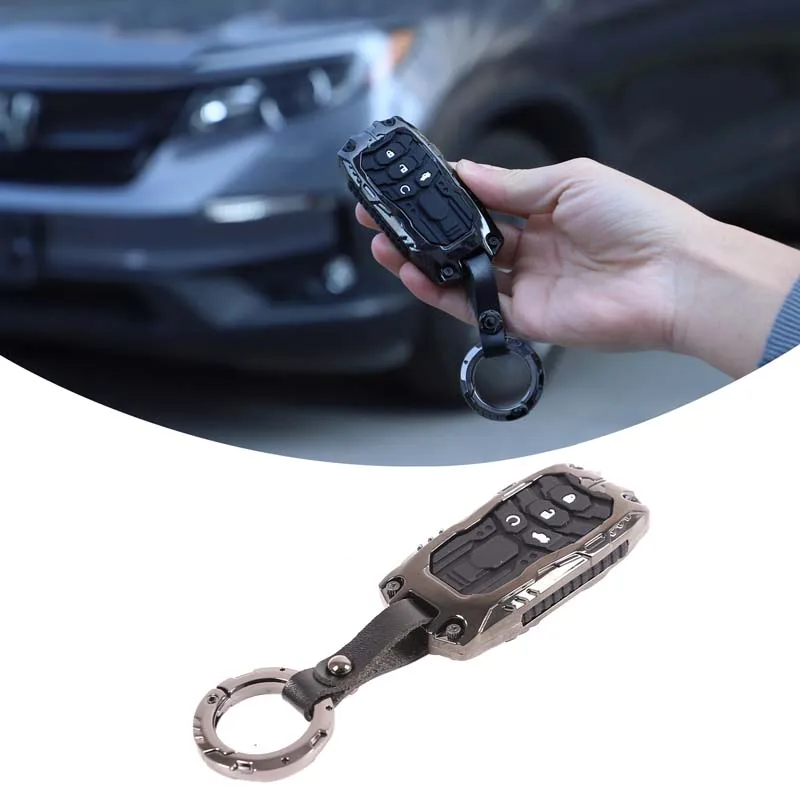 Cool Mech Style Key Case Cover Car Key Fob Protective Case For Honda Pilot YF5 CR-V RW1 RW2 Jade FR4 FR5 2016-2022 Crosstour TF1
Cool Mech Style Key Case Cover Car Key Fob Protective Case For Honda Pilot YF5 CR-V RW1 RW2 Jade FR4 FR5 2016-2022 Crosstour TF1