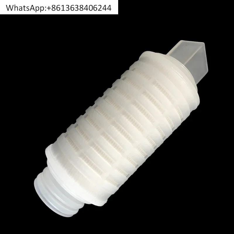 Polytetrafluoroethylene PTFE folded filter element Microporous membrane sterilization and impurity removal at high temperature
Polytetrafluoroethylene PTFE folded filter element Microporous membrane sterilization and impurity removal at high temperature