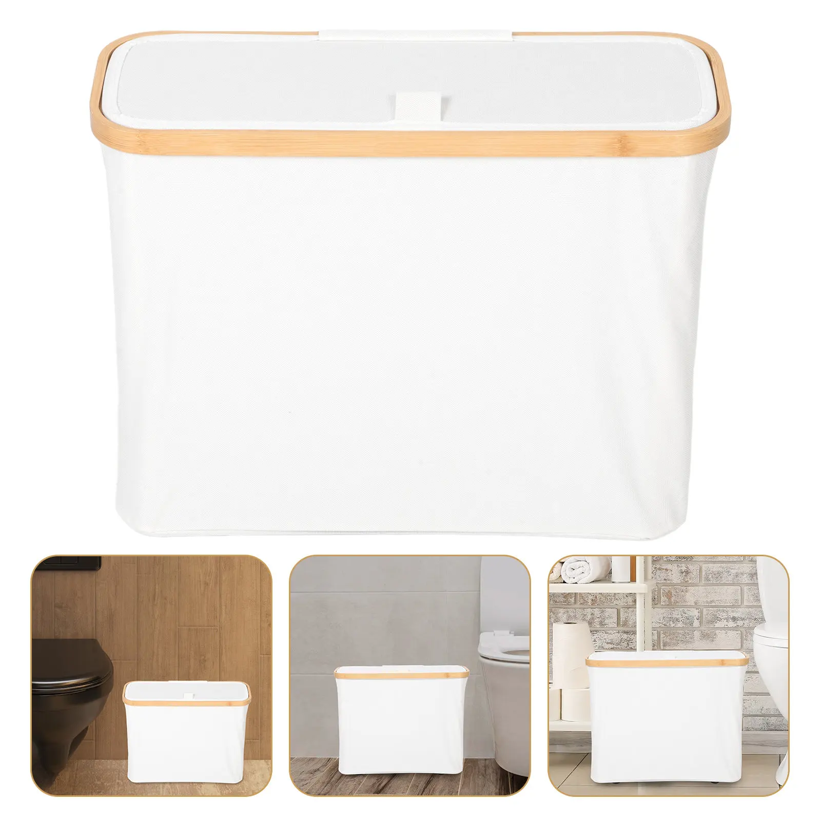 Toilet Paper Basket Storage Bathroom Organizer Bamboo Fabric Bin Beige Large Capacity Decorative Bathroom Accessories Holder
Toilet Paper Basket Storage Bathroom Organizer Bamboo Fabric Bin Beige Large Capacity Decorative Bathroom Accessories Holder