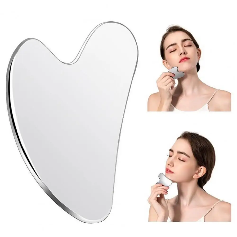 Stainless Steel Scraping Board Facial Body Care GuaSha Tool for Face Neck Back Shoulders Skin Tightening Facial Massager
Stainless Steel Scraping Board Facial Body Care GuaSha Tool for Face Neck Back Shoulders Skin Tightening Facial Massager