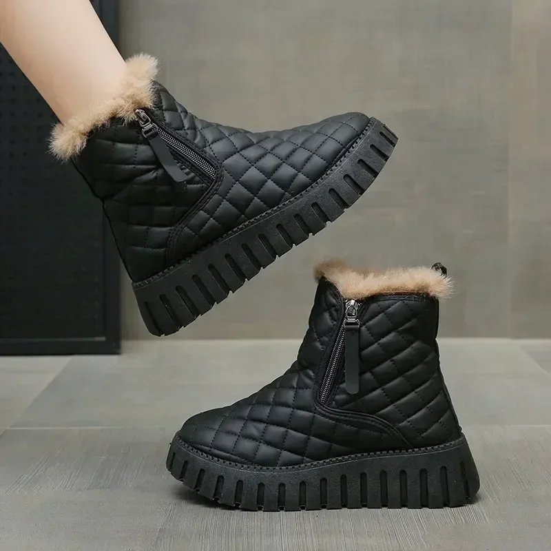 Women's Snow Boots Winter Plush Warm Comfortable Anti Slip Cotton Shoes Outdoor Fashion Trend Sports Casual Flats Botas Mujer
Women's Snow Boots Winter Plush Warm Comfortable Anti Slip Cotton Shoes Outdoor Fashion Trend Sports Casual Flats Botas Mujer