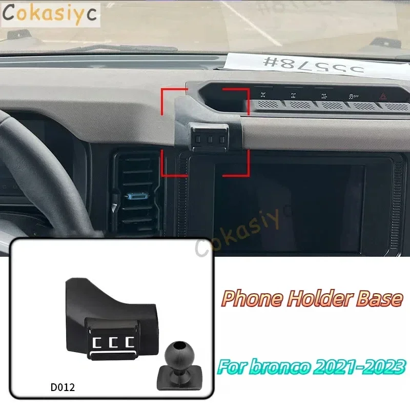 Car Phone Holder Base Special Mounts For Ford bronco 2021-2023 Fixed Air Outlet Bracket Base Accessories With Ball Head 17mm
Car Phone Holder Base Special Mounts For Ford bronco 2021-2023 Fixed Air Outlet Bracket Base Accessories With Ball Head 17mm