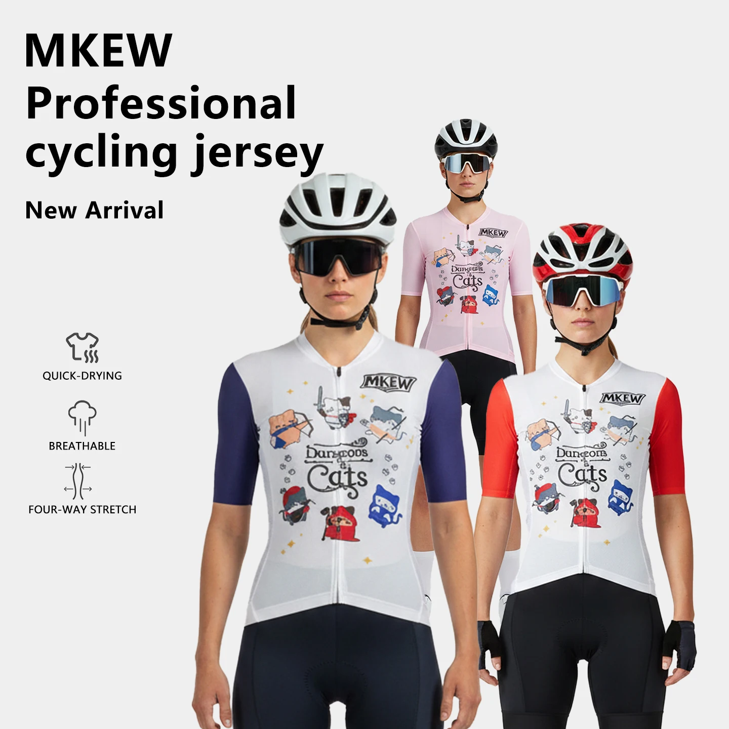 MKEW Cycling Jersey Women Summer Lightweight Breathable Bicycle Clothes High Quality MTB Road Short Sleeve Cycling Shirt
MKEW Cycling Jersey Women Summer Lightweight Breathable Bicycle Clothes High Quality MTB Road Short Sleeve Cycling Shirt
