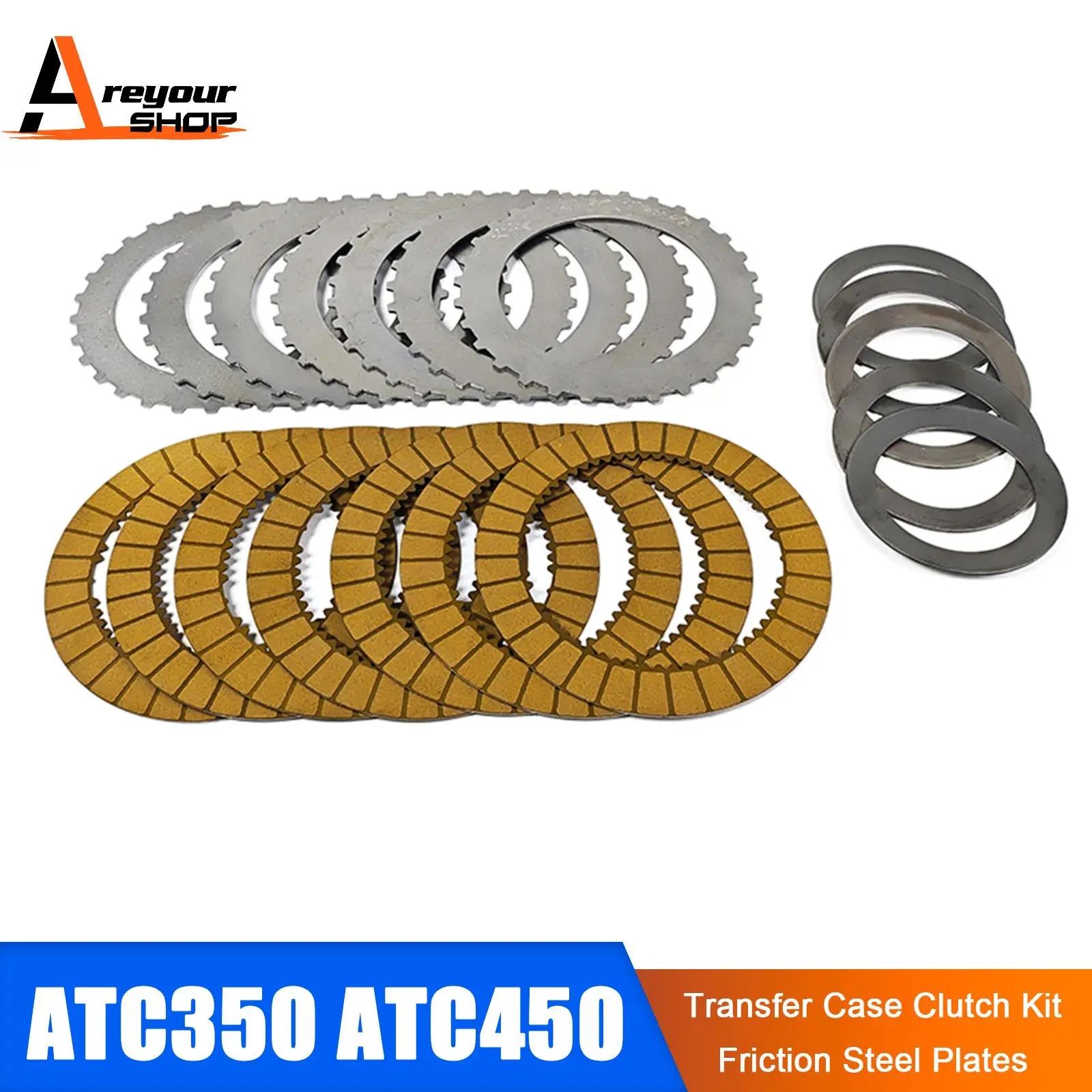 ATC350 ATC450 Transfer Case Clutch Kit Friction Steel Plates for BMW
ATC350 ATC450 Transfer Case Clutch Kit Friction Steel Plates for BMW