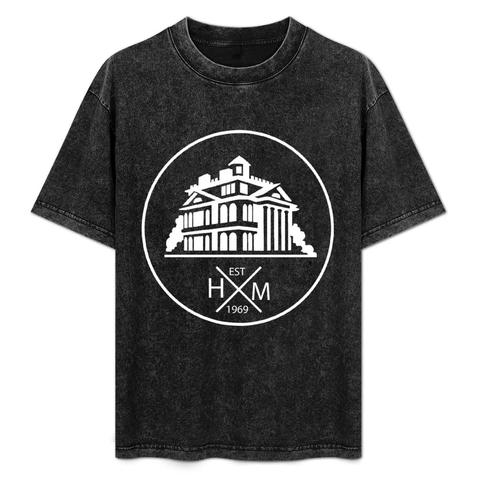 WHITE Haunted Mansion Logo T-Shirt Utility Casual Work T-Shirt
WHITE Haunted Mansion Logo T-Shirt Utility Casual Work T-Shirt