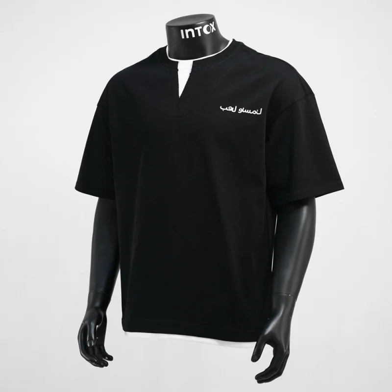 Fake two V-neck design short sleeved T-shirts for men's summer 2025 new versatile casual loose fashion trend top
Fake two V-neck design short sleeved T-shirts for men's summer 2025 new versatile casual loose fashion trend top