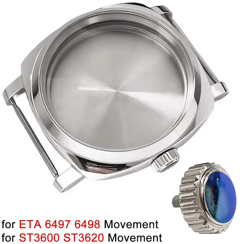 47mm Watch Case for ETA 6497 6498 316L Stainless Steel Shell Watch Repair Parts Polished Case for ST3600 ST3620 Movement
47mm Watch Case for ETA 6497 6498 316L Stainless Steel Shell Watch Repair Parts Polished Case for ST3600 ST3620 Movement