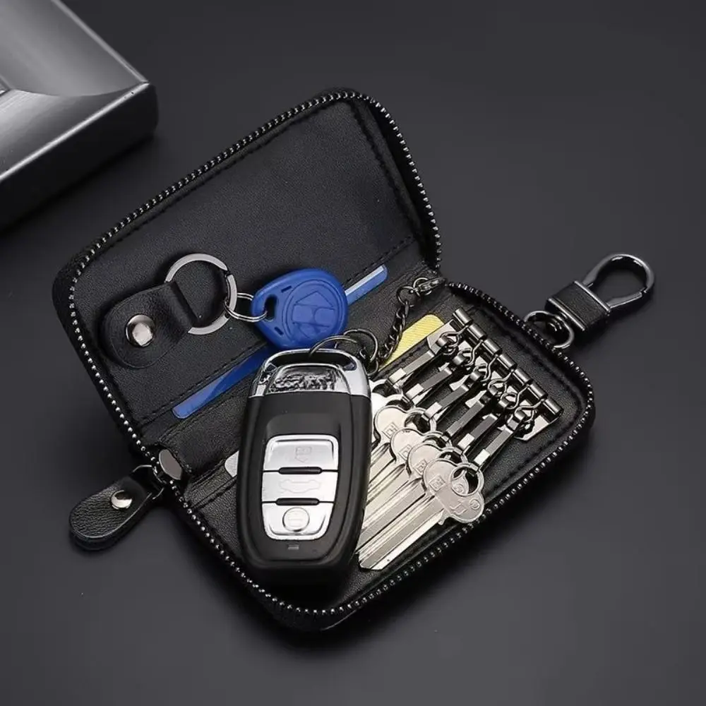 Universal Fit Retro Key Organizer Pouch PU Leather Portable Key Storage Case Fashion Zipper Car Key Wallet Men Women
Universal Fit Retro Key Organizer Pouch PU Leather Portable Key Storage Case Fashion Zipper Car Key Wallet Men Women