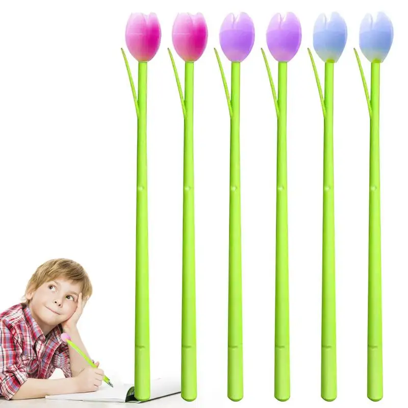 Tulip Ballpoint Pens 6Pcs Creative Plant Ballpoint Pens Flower Cute Pens Tulip Aesthetic Pens 0.5mm Rollerball Pens For School
Tulip Ballpoint Pens 6Pcs Creative Plant Ballpoint Pens Flower Cute Pens Tulip Aesthetic Pens 0.5mm Rollerball Pens For School