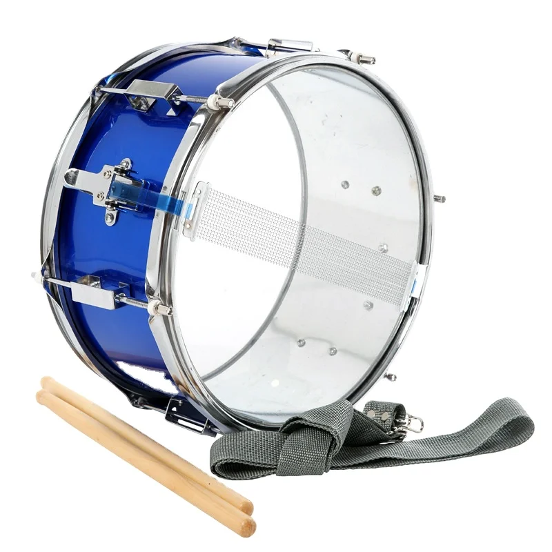 12-Inch Aluminum Chamber Musical Snare Drum Steel Metal Instrument for Band & Western School Group Drumming
12-Inch Aluminum Chamber Musical Snare Drum Steel Metal Instrument for Band & Western School Group Drumming